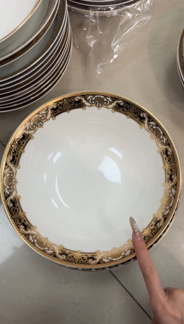 【闪购商品】瓷片9英寸汤碗福利款 尾单