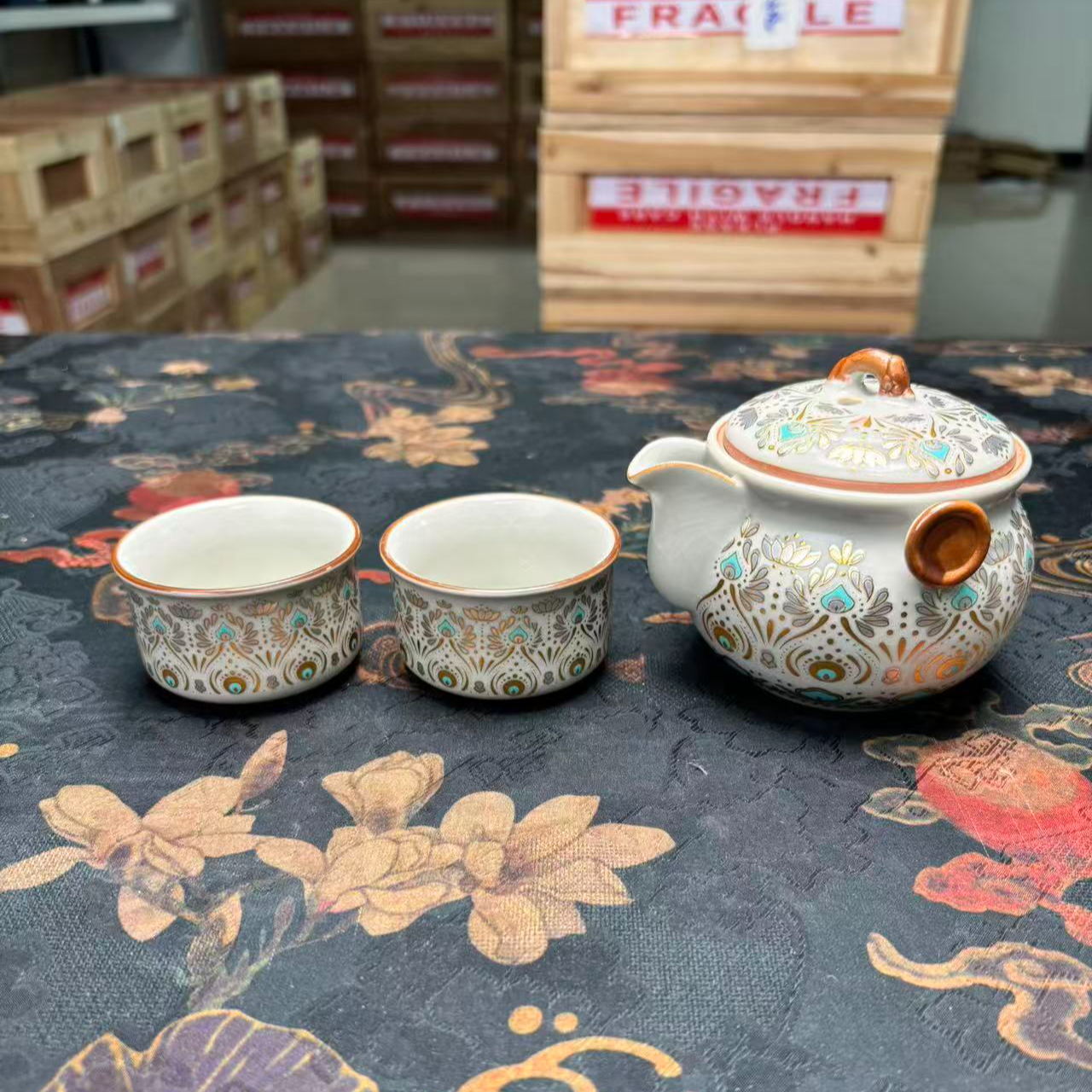 敦煌宝瓶壶 一壶两杯C24