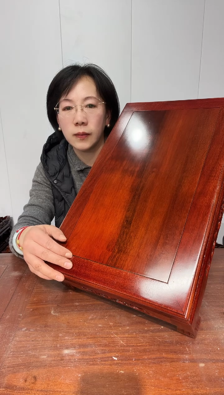 木小*坪瑕疵处理 非花长方底座50*30*12