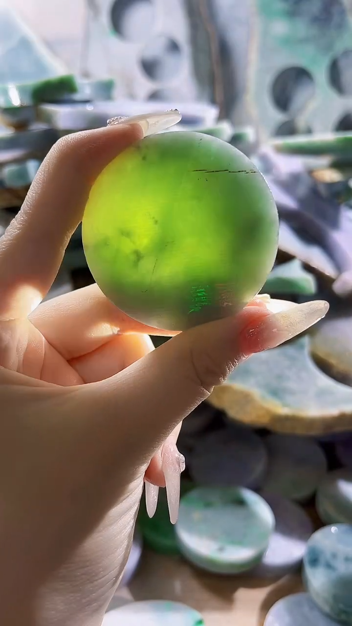 翡翠裸石缅甸翡翠A货晴5515
