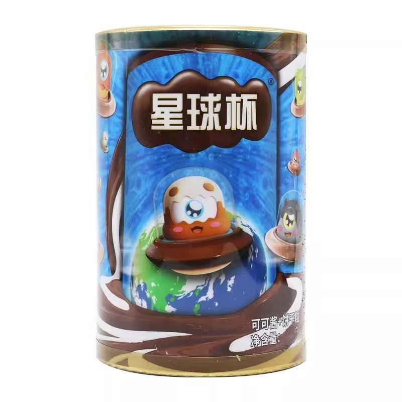 【新日期】甜甜乐星球杯桶装巧克力杯300g*2桶