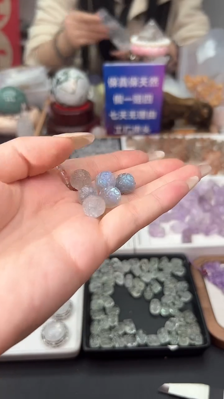 【闪购商品】月光石颈饰未镶嵌96样性发其一/3.11/1个