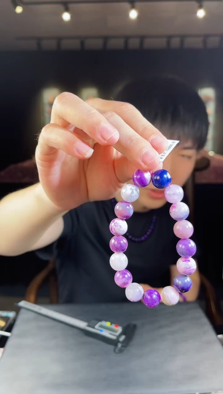 未镶嵌苏纪石（舒俱来）手串南非舒俱来老矿料