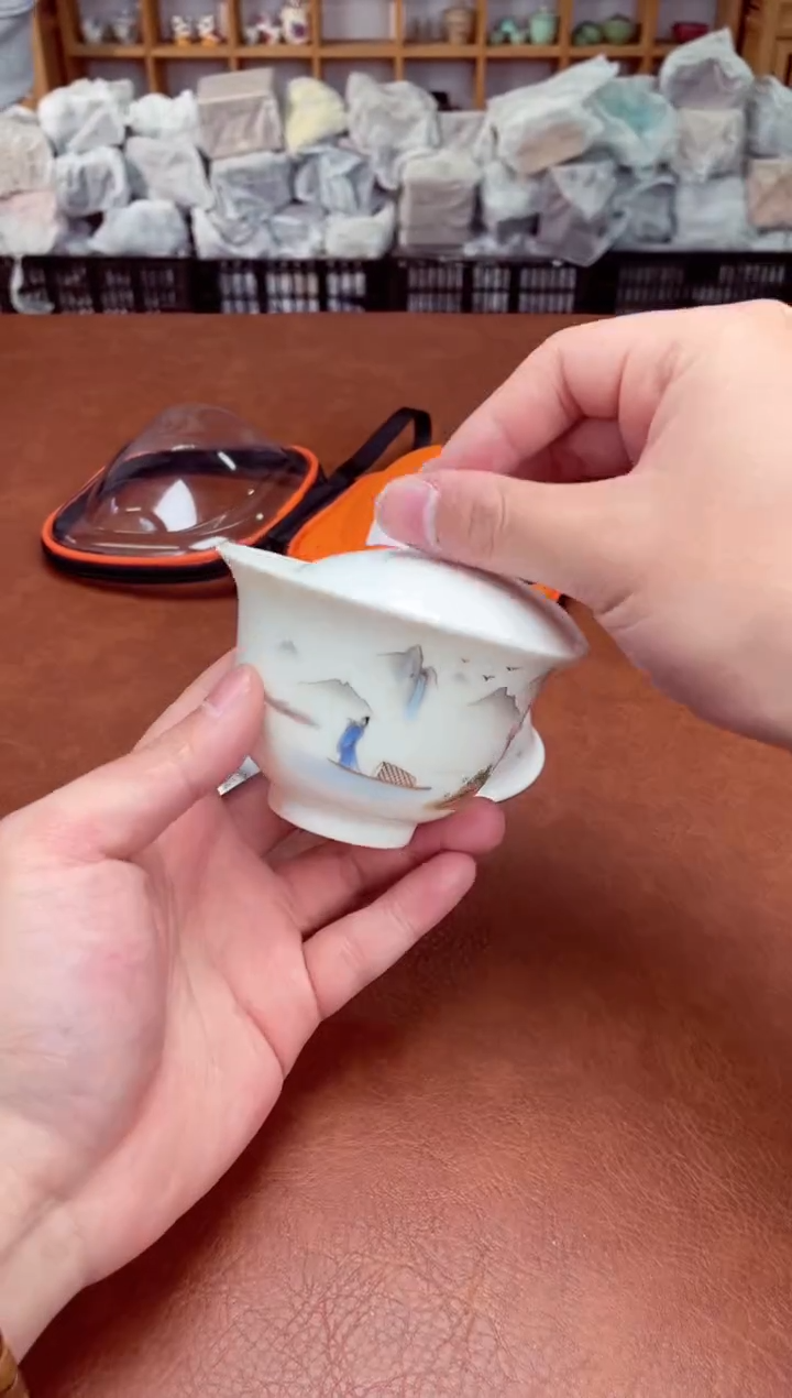 【闪购商品】摆件高端瓷器易仟杯茶器