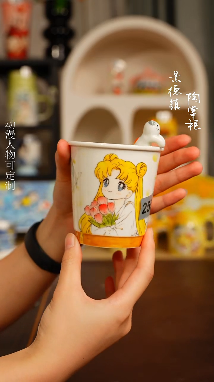 景德镇高温釉下彩手工手绘255