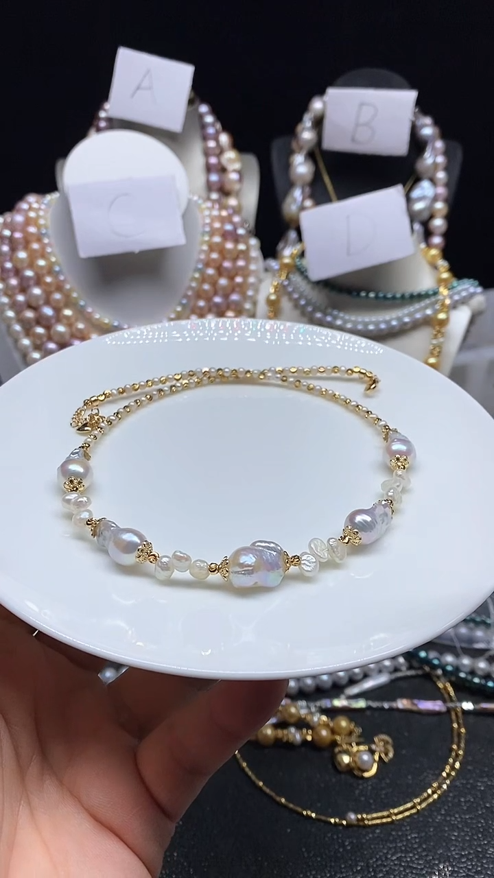 【闪购商品】淡水珍珠颈饰未镶嵌多人