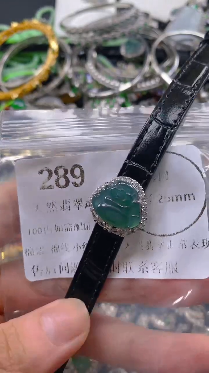 翡翠未镶嵌吊坠(不含链)289.