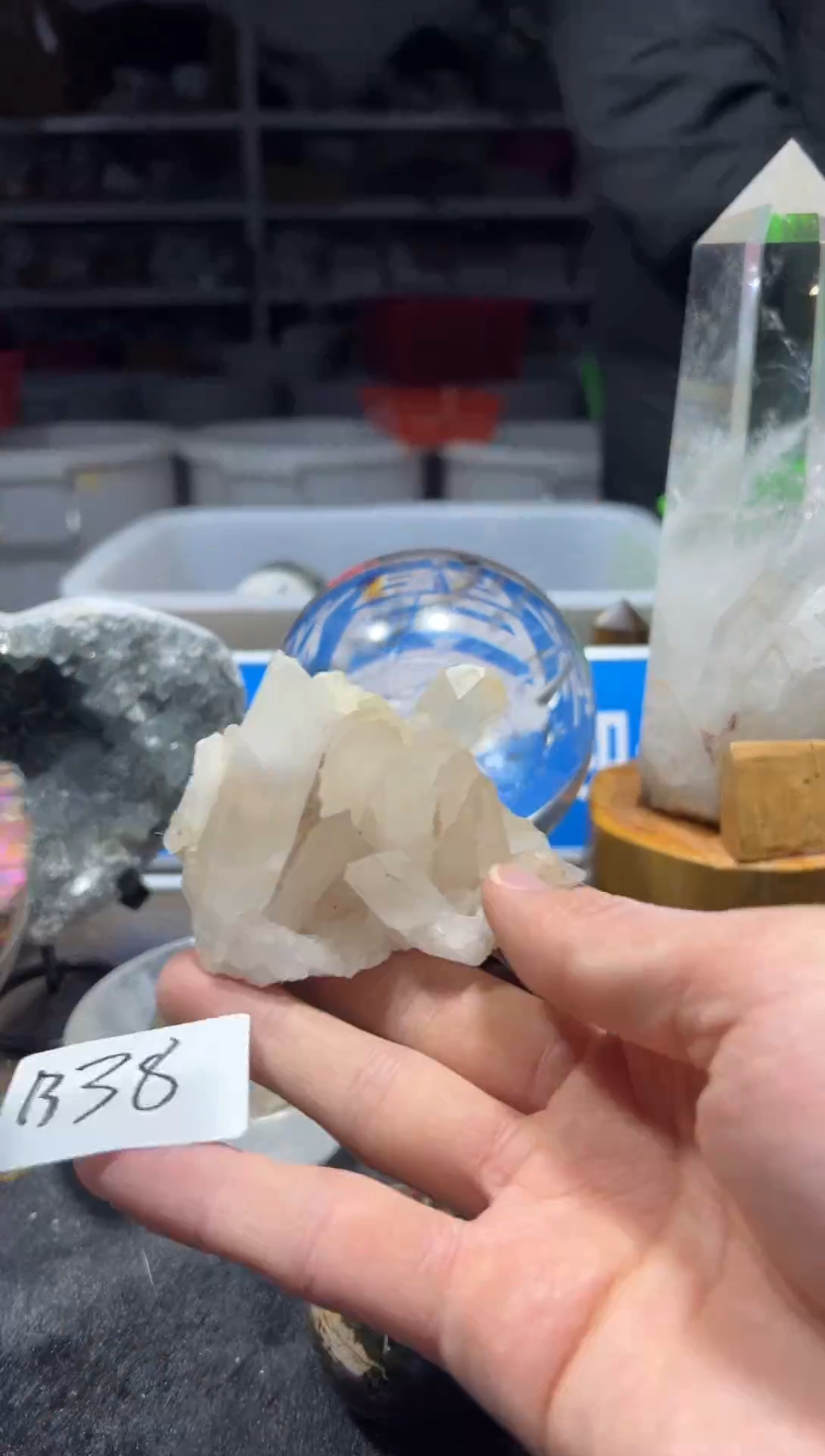未镶嵌珠宝半成品水晶B38