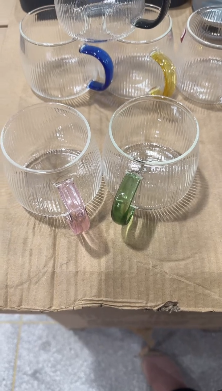 【闪购商品】玻璃无盖款青苹果直播价2只粉绿