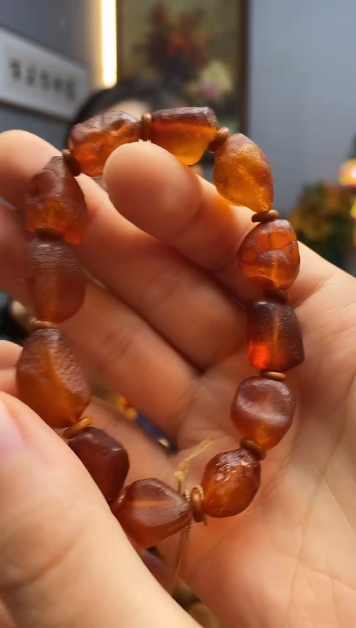 手串琥珀未镶嵌手串