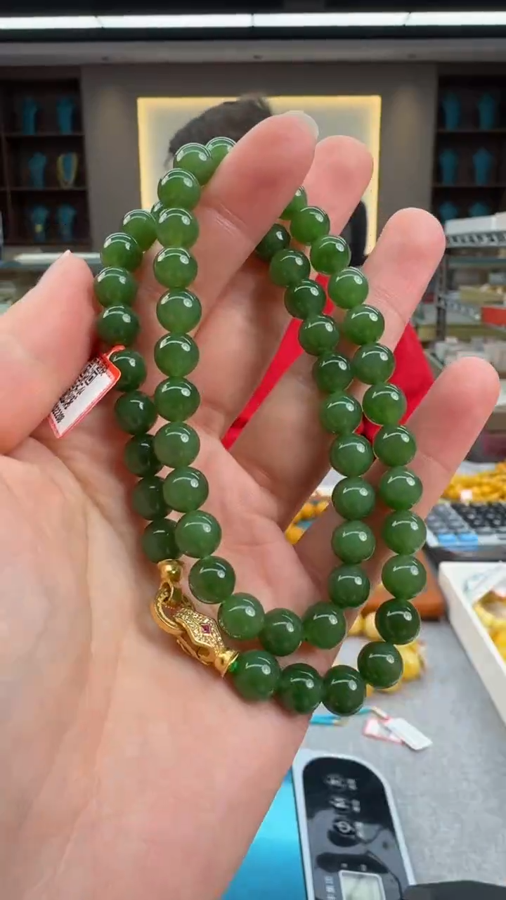 【闪购商品】和田玉（碧玉）颈饰未镶嵌秒拍号234