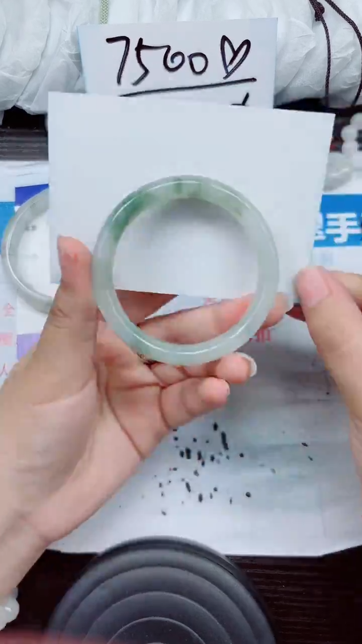 石英质玉手镯未镶嵌A159-53.54