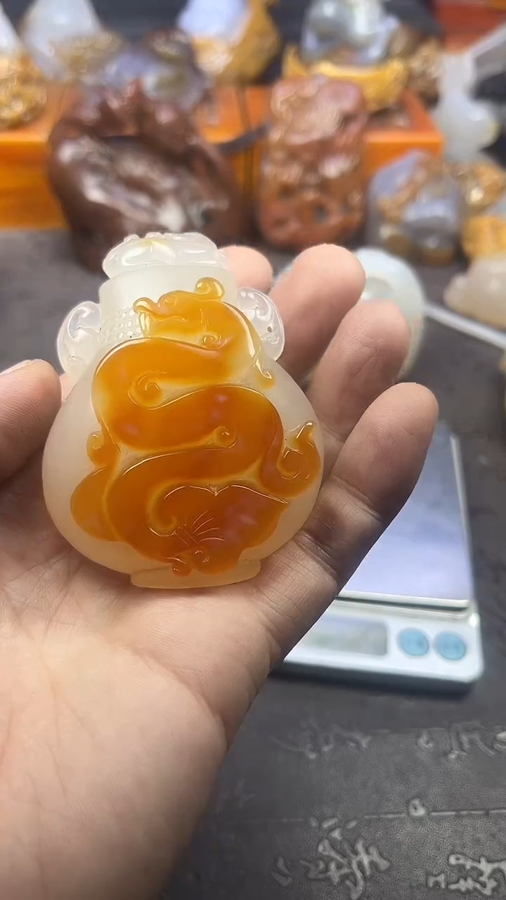 【闪购商品】玛瑙/玉髓手把未镶嵌1