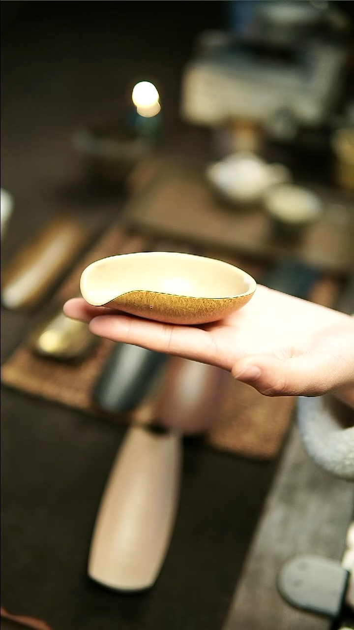 【闪购商品】林涧葫芦皮大漆茶则