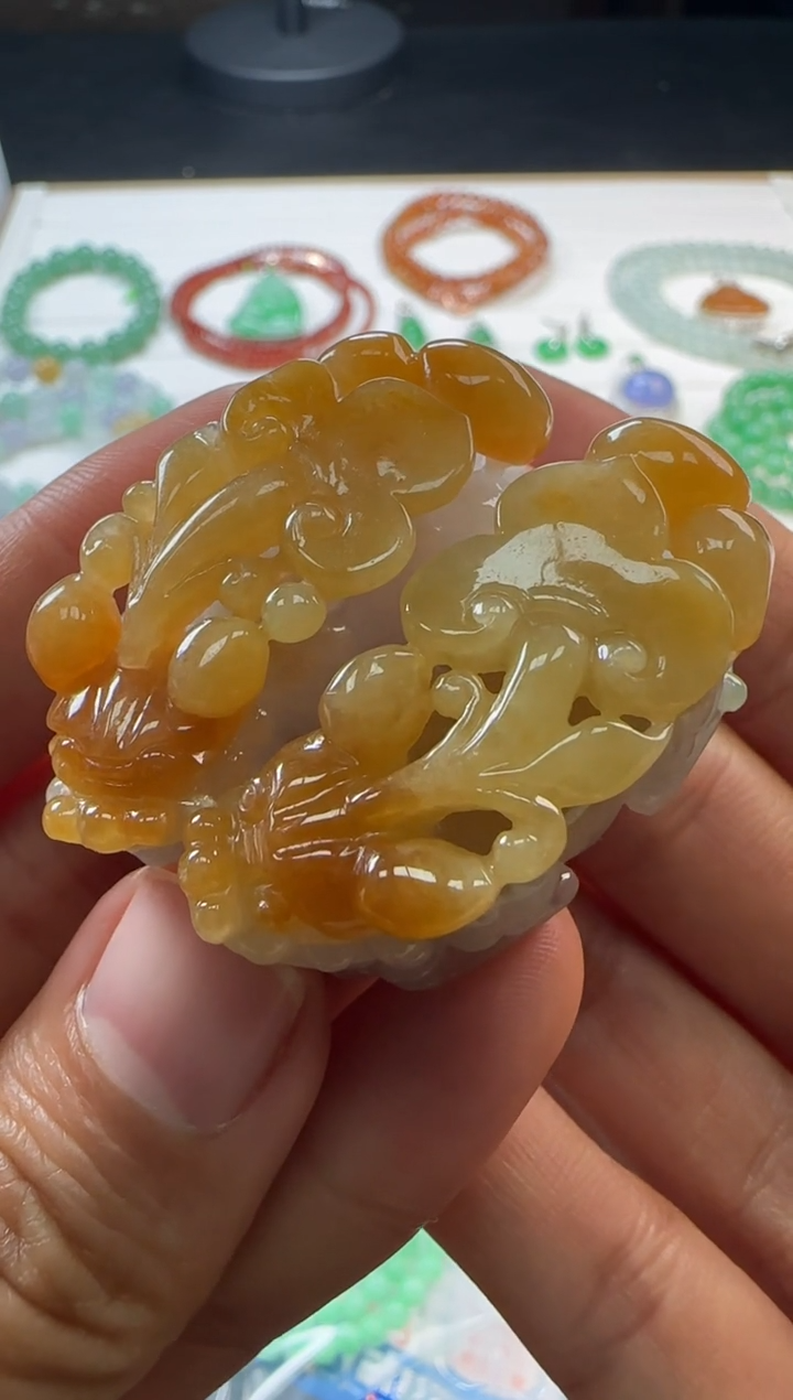 【闪购商品】翡翠颈饰未镶嵌不退不换 无鉴赏期