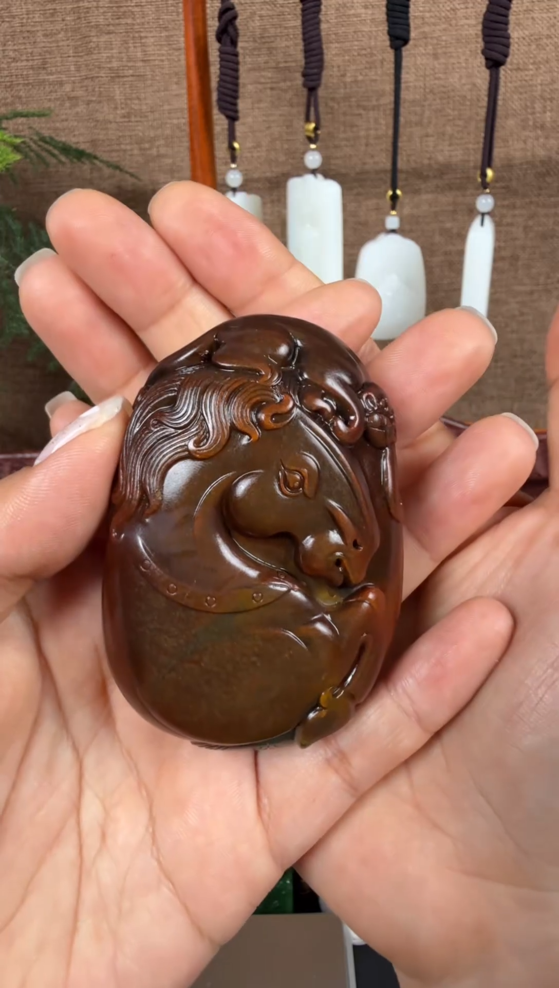 和田玉未镶嵌把件和田玉