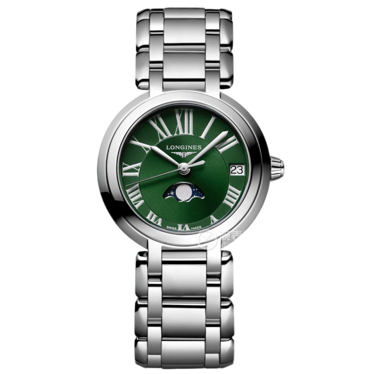 99新 Longines/浪琴 心月女士石英腕表 30.5盘 L8.115.4.61.6