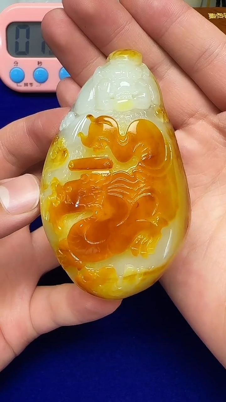 和田玉未镶嵌把件1