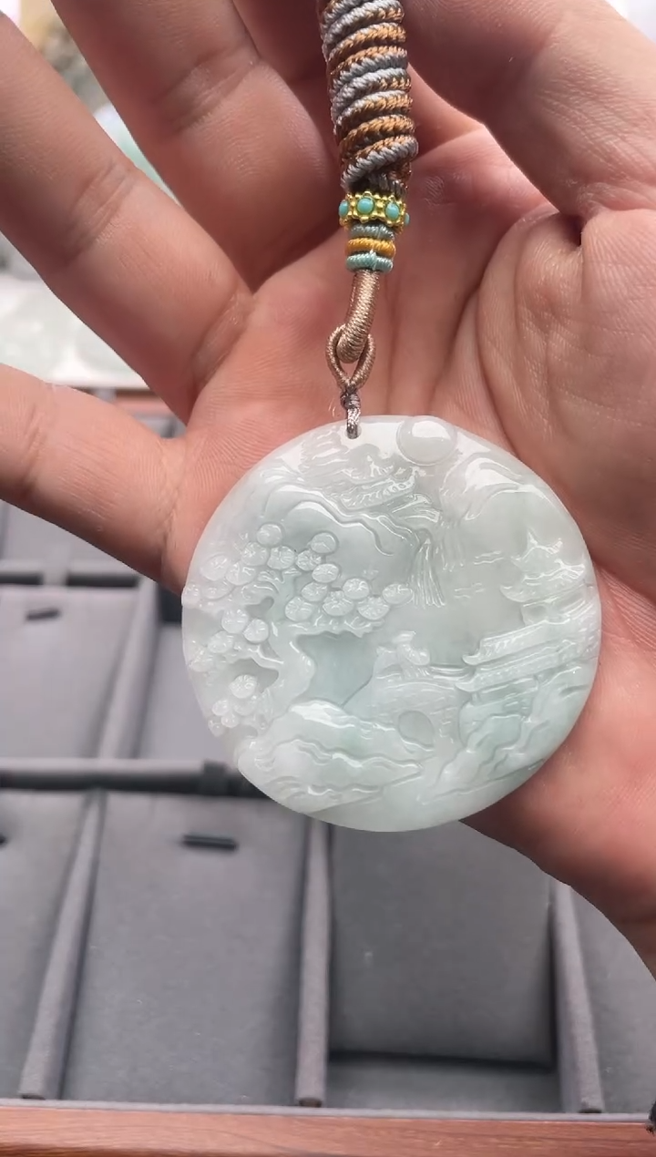 【闪购商品】翡翠颈饰未镶嵌..../1/17/85