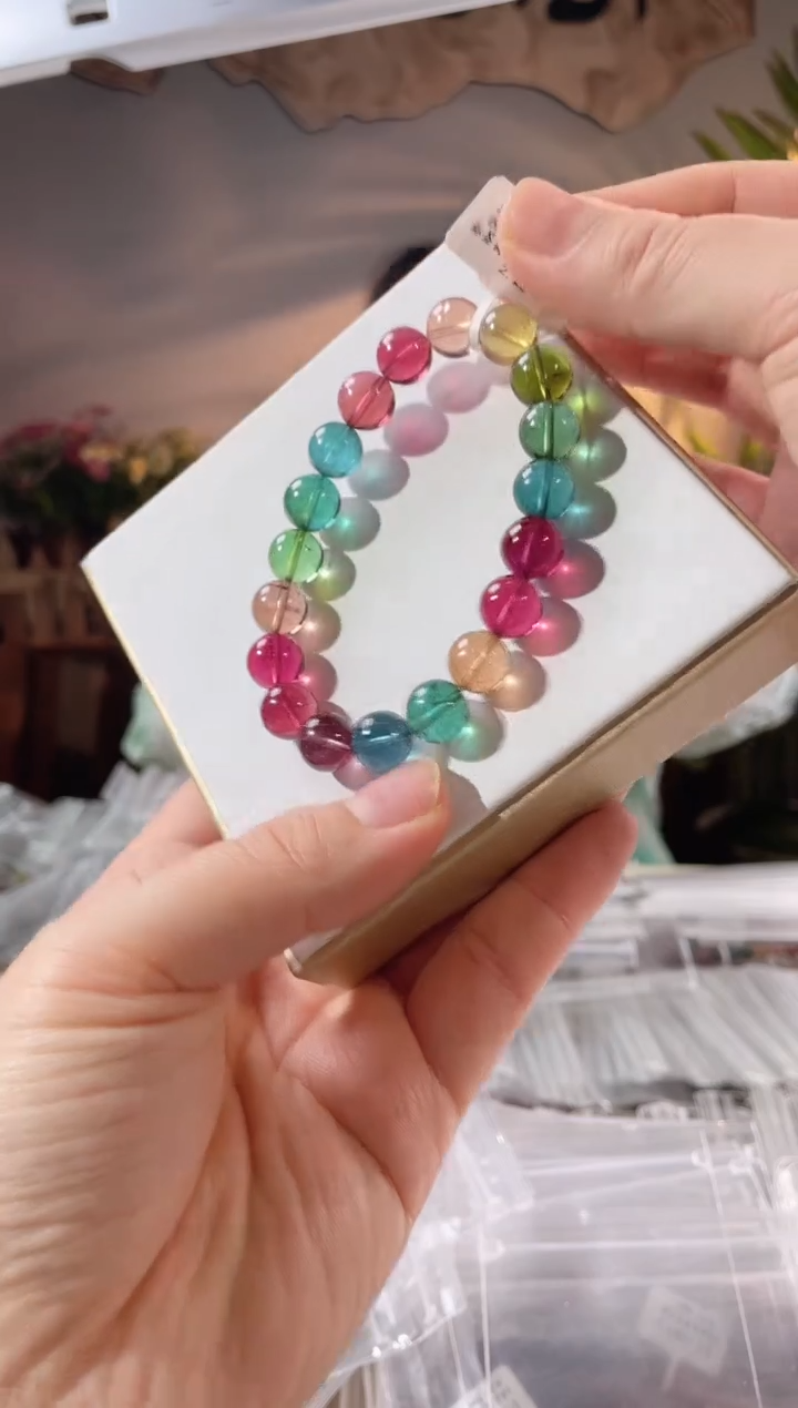 【闪购商品】碧玺手链未镶嵌单圈手链10+