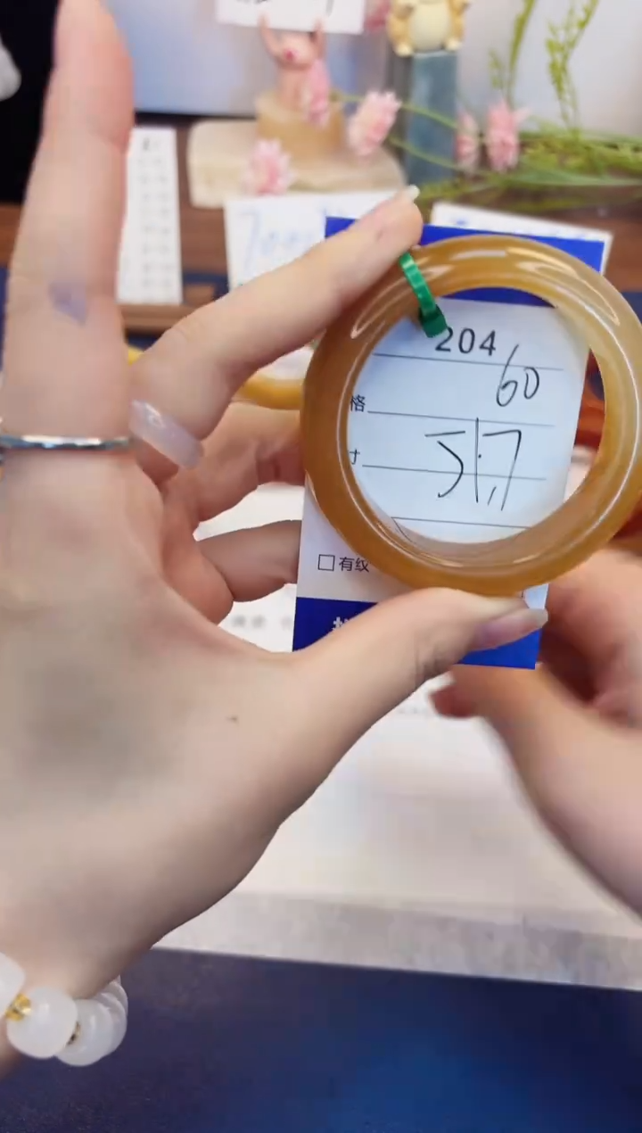 【闪购商品】石英质玉手镯未镶嵌204-财气镯-圈口51