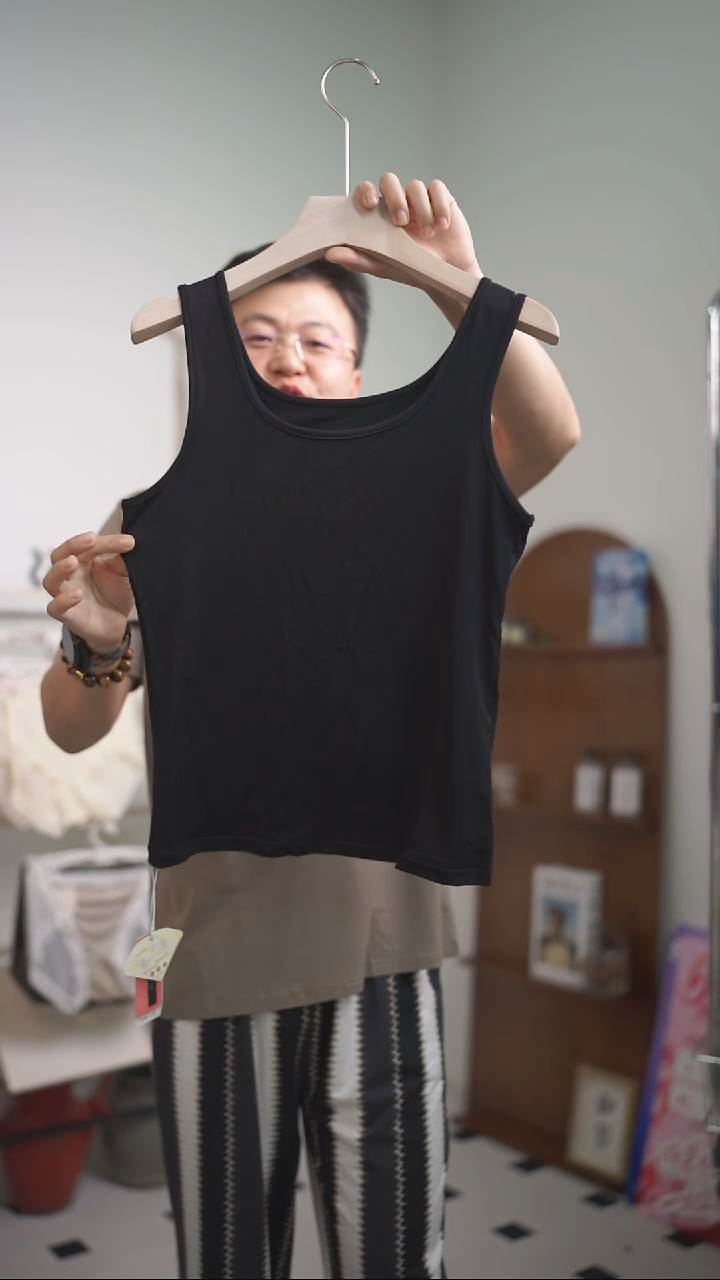 棉W171女士背心优可丝