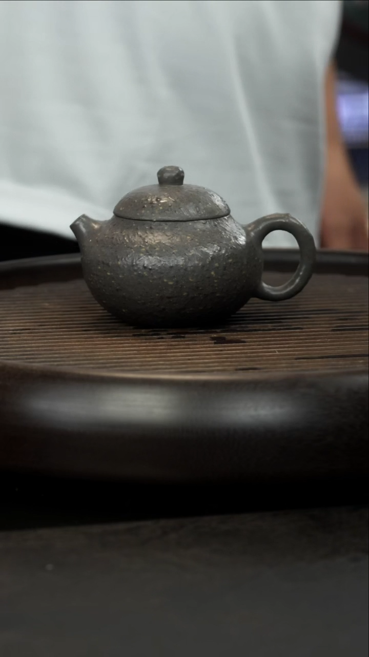 茶壶紫砂粗砂 文旦壶 