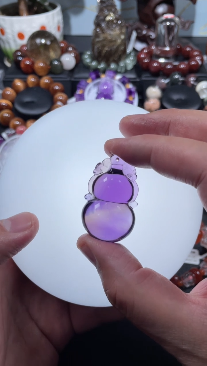 【闪购商品】水晶吊坠未镶嵌紫晶吊坠