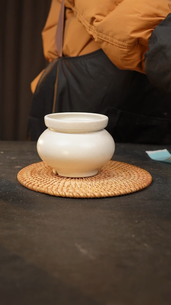 【闪购商品】瓷片泥泥手工花盆