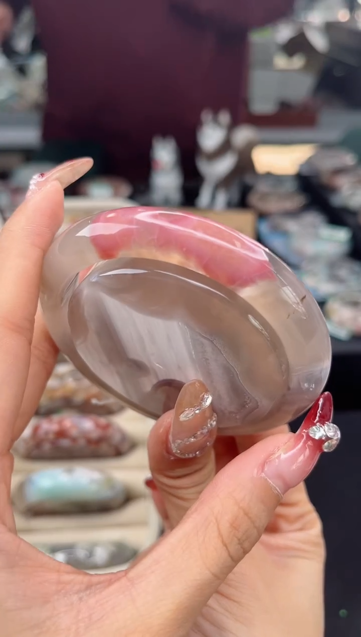 【闪购商品】石英质玉手镯未镶嵌60圈口（赠品镯心）6541667