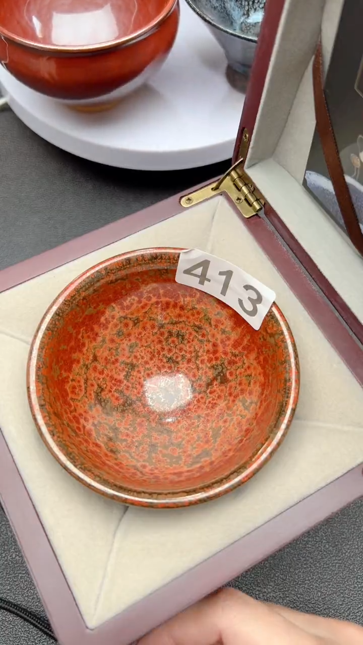 【闪购商品】茶盏413礼盒证书建盏