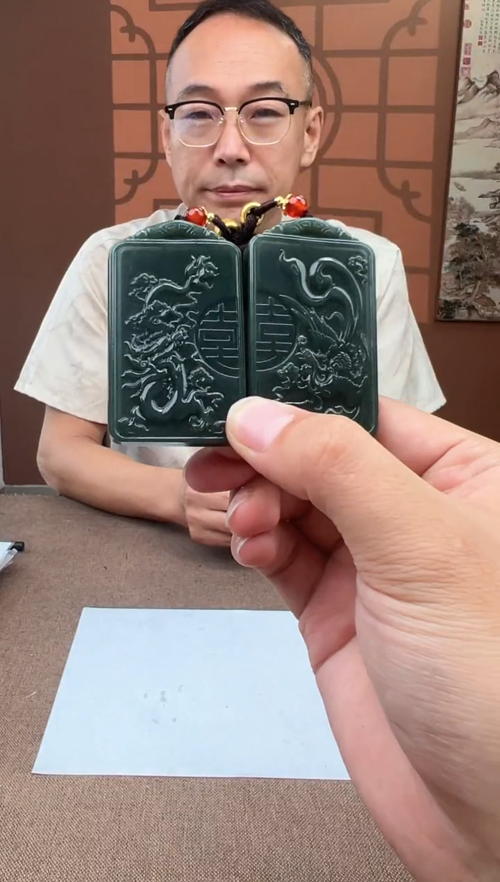 定制和田玉多样性拍一发一对0970