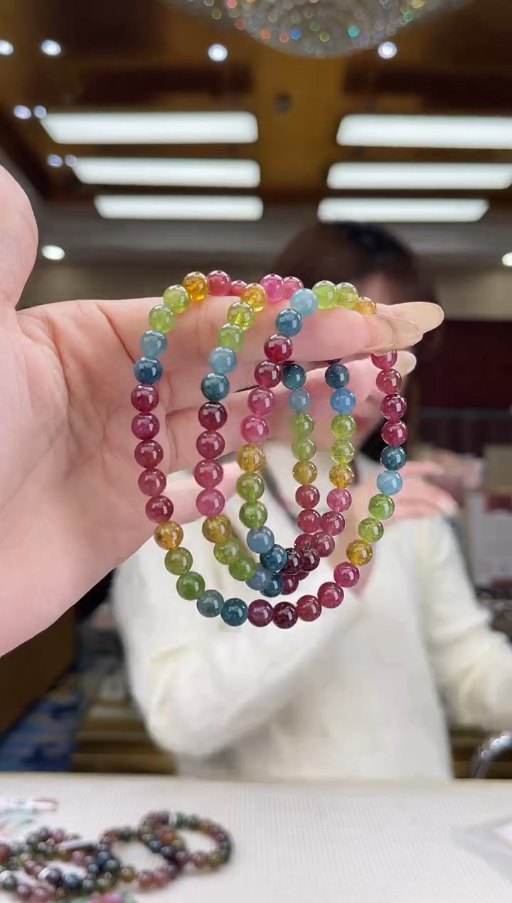 【闪购商品】碧玺/未镶嵌6mm+碧玺多圈多样性发货23