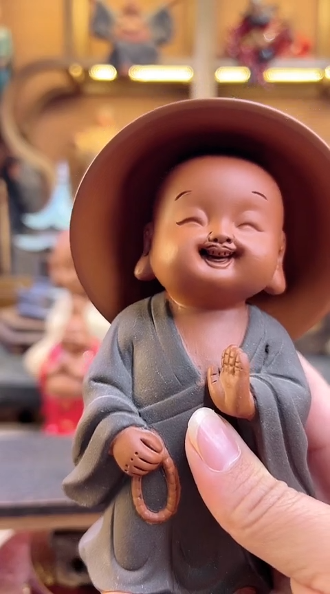 紫砂茶宠器闵茶宠摆件
