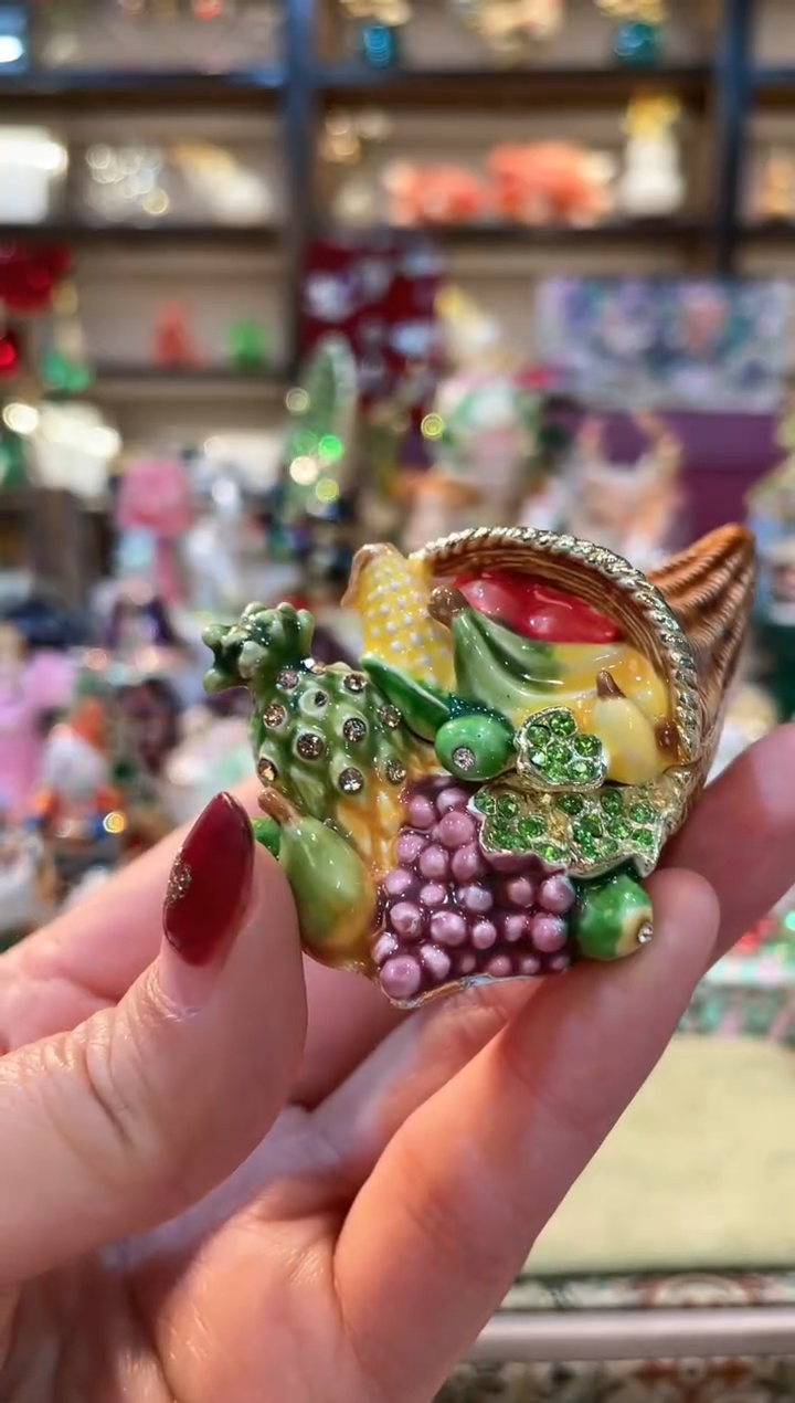 【闪购商品】珐琅彩精致首饰盒