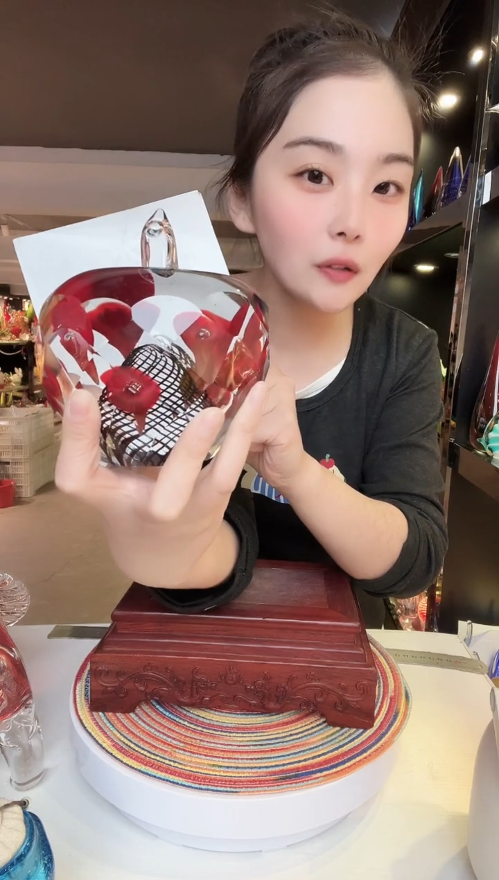 【闪购商品】茶盏琉璃摆件家居摆件