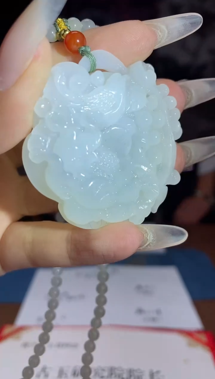 和田玉未镶嵌颈饰A647