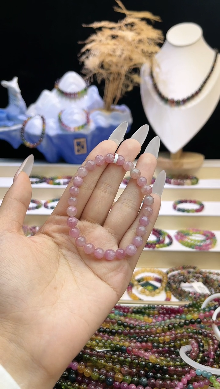 【闪购商品】碧玺/未镶嵌J7mm+碧玺单圈多样性发货