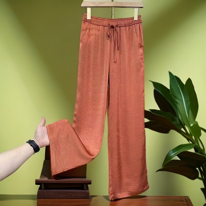 328【金姐专属】新款减龄时尚休闲纯色直筒裤