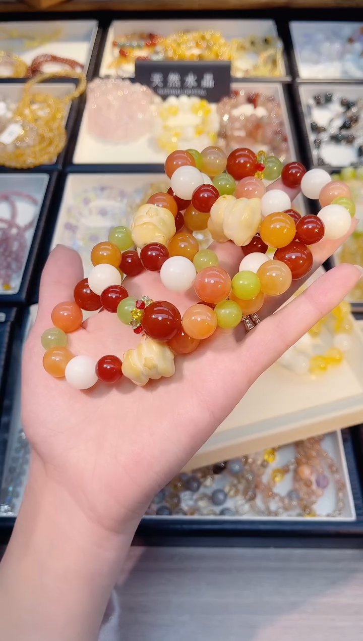未镶嵌手串水晶圣诞树