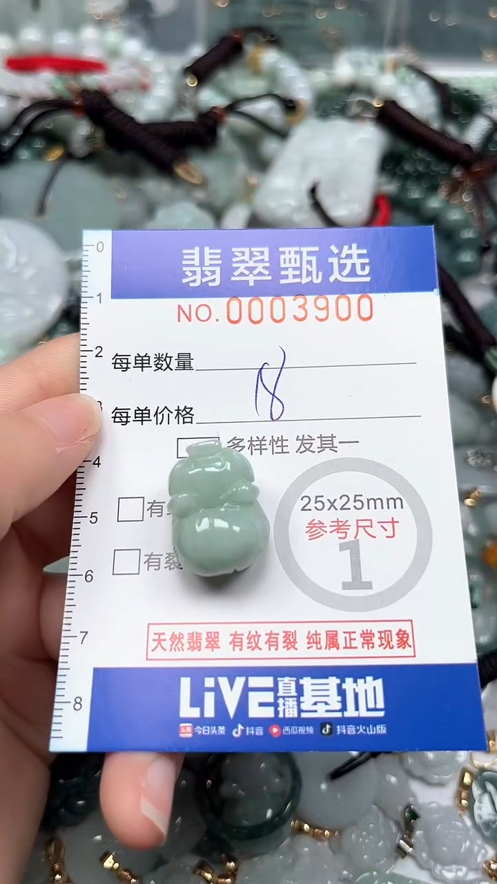 【闪购商品】翡翠颈饰未镶嵌00..3900