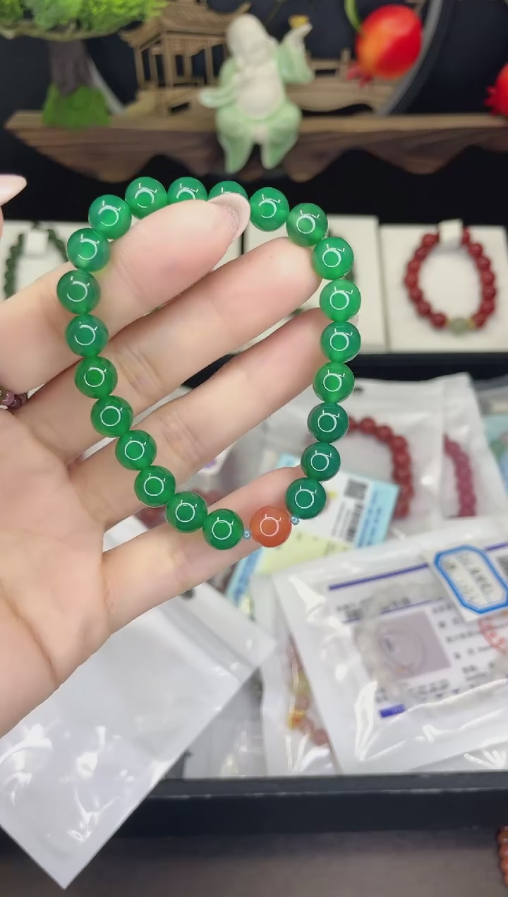 【闪购商品】玛瑙/玉髓手链合金玛瑙手链