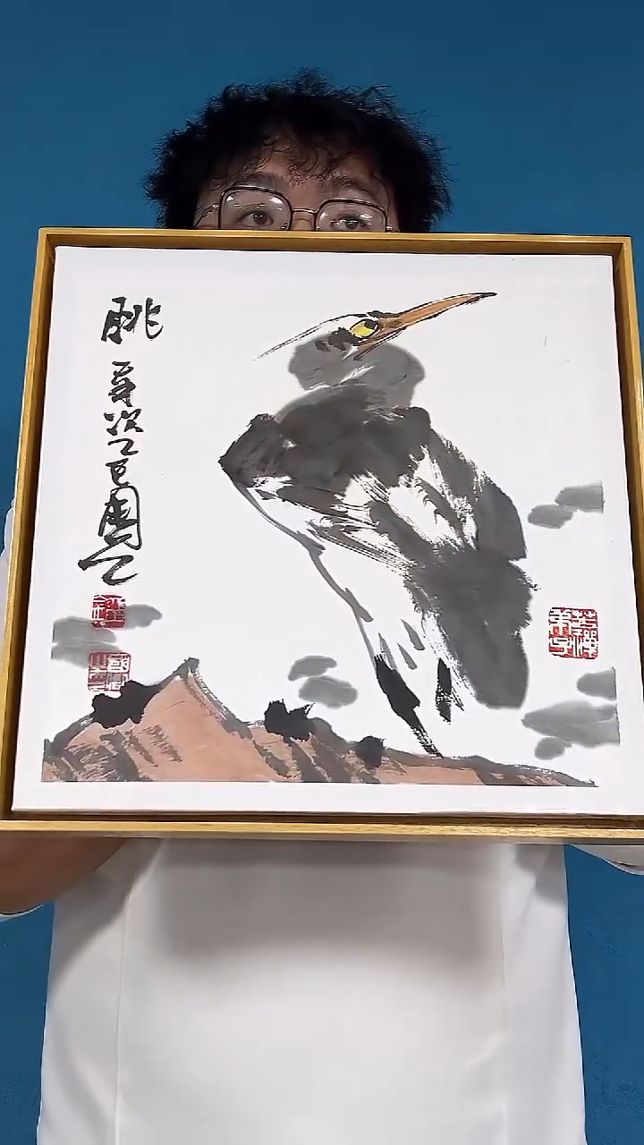 国画刘老师花鸟作品