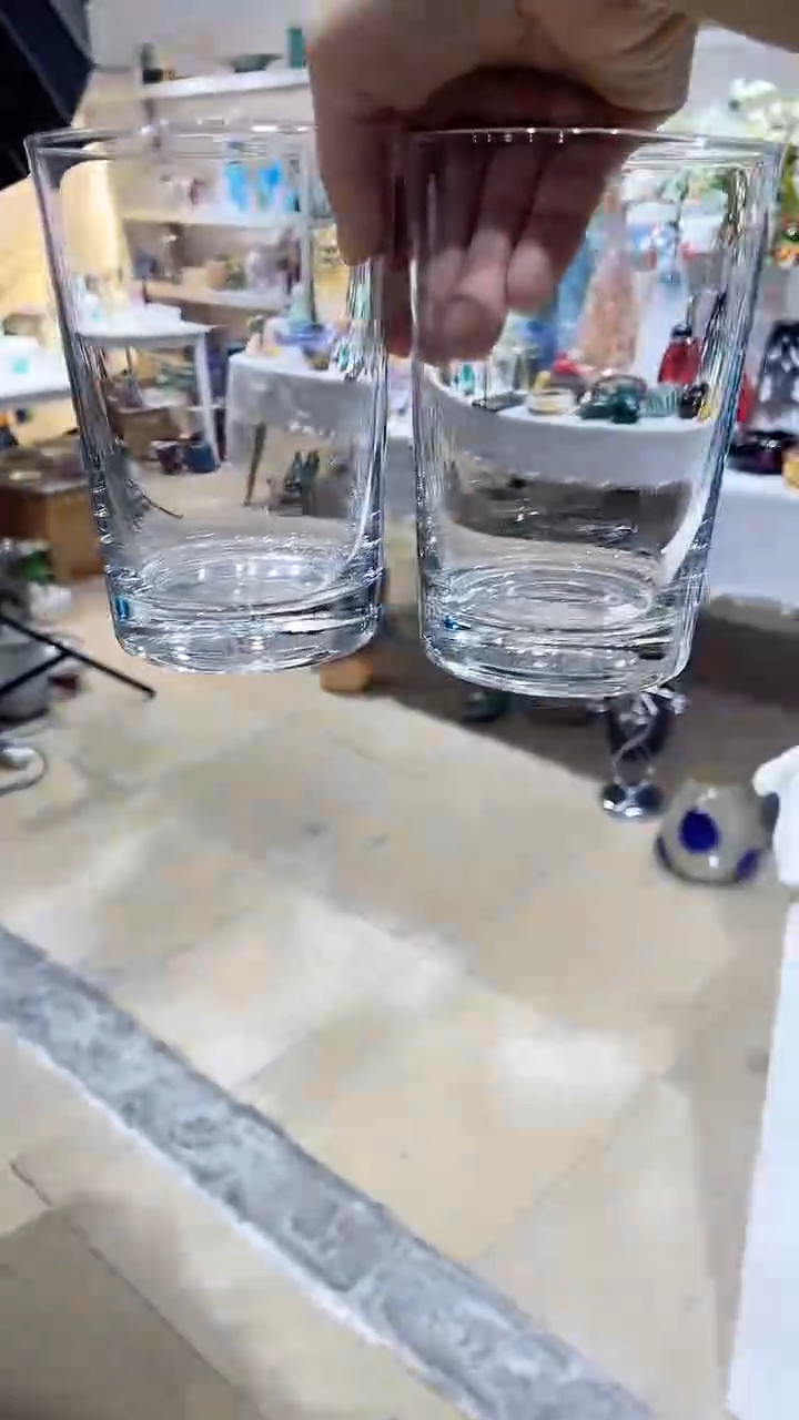 【闪购商品】水晶玻璃2只大号水杯