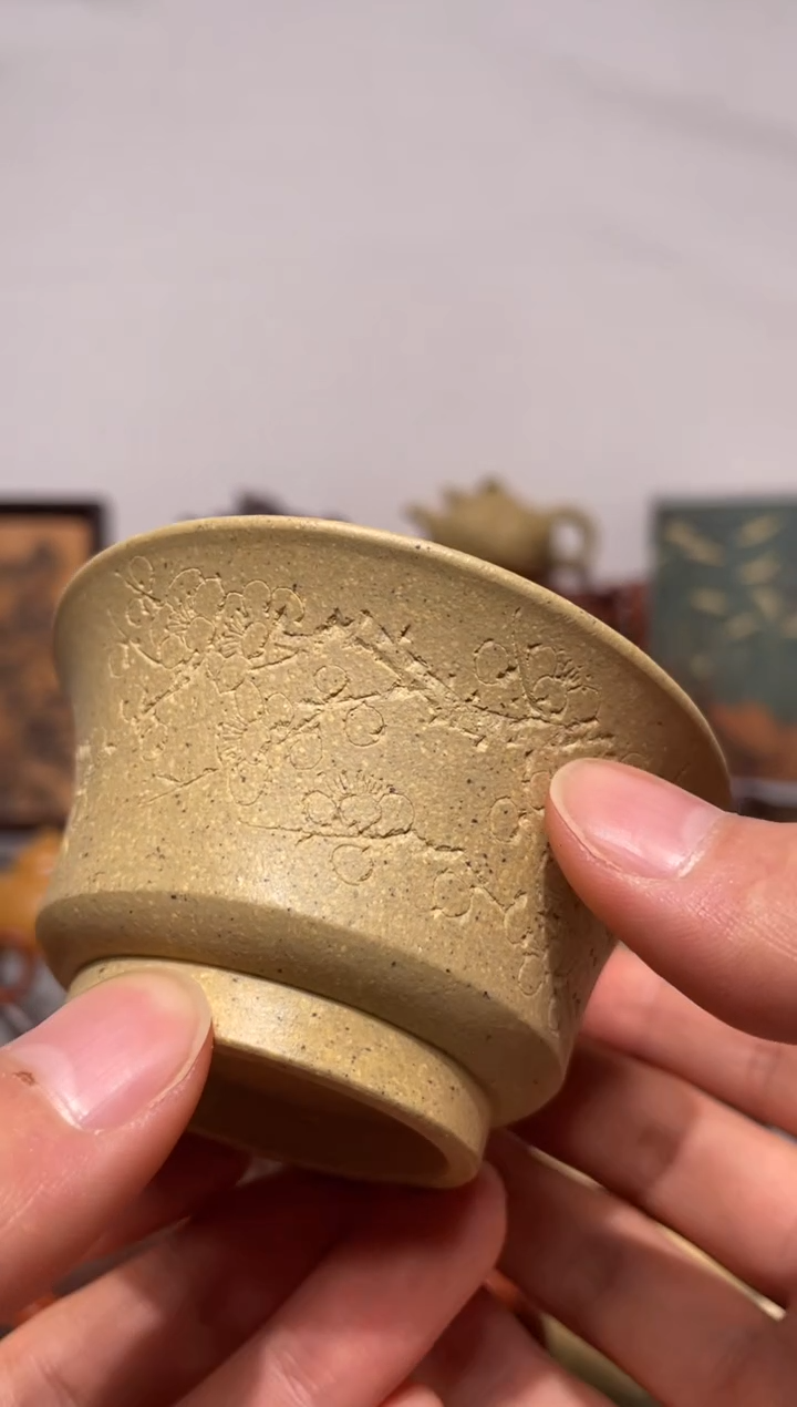 茶壶紫砂全手工大水潭本绿手工泥 马蹄杯