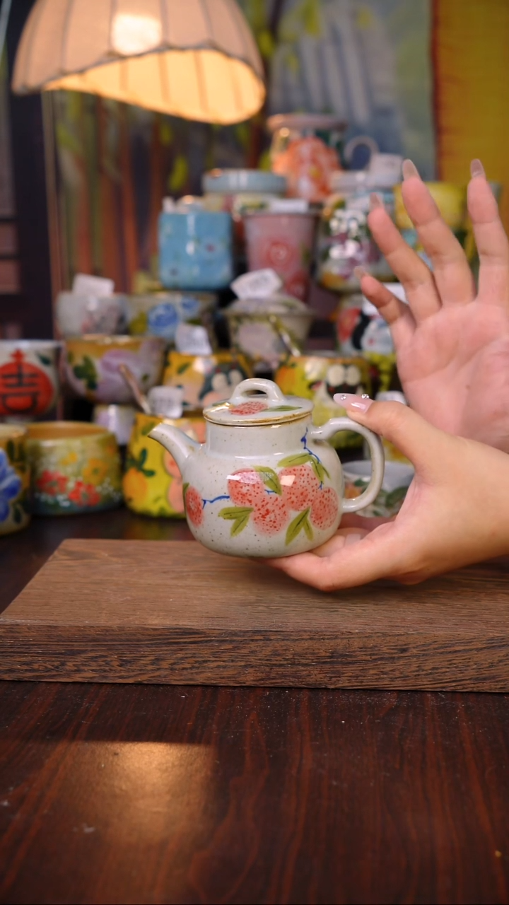 摆件泥垚手作 景德镇手工手绘陶瓷器物 勺子随机