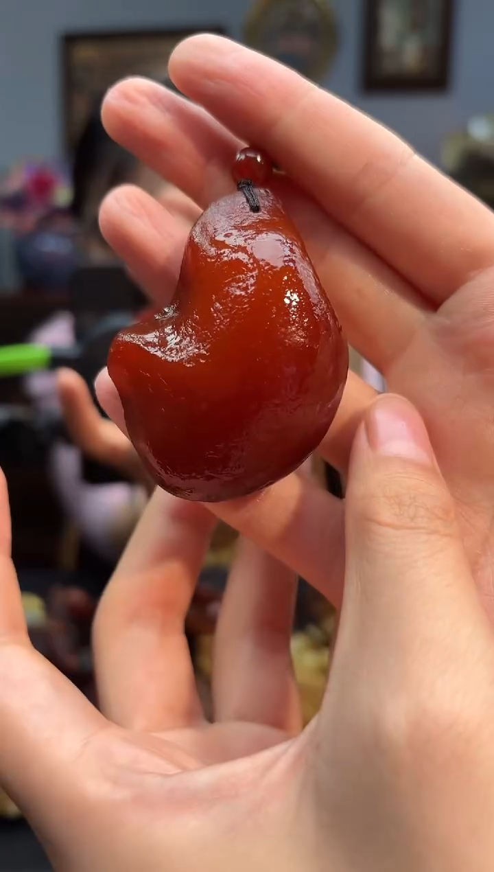 琥珀颈饰未镶嵌吊坠