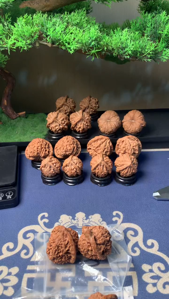 【闪购商品】文玩核桃把件40满天星