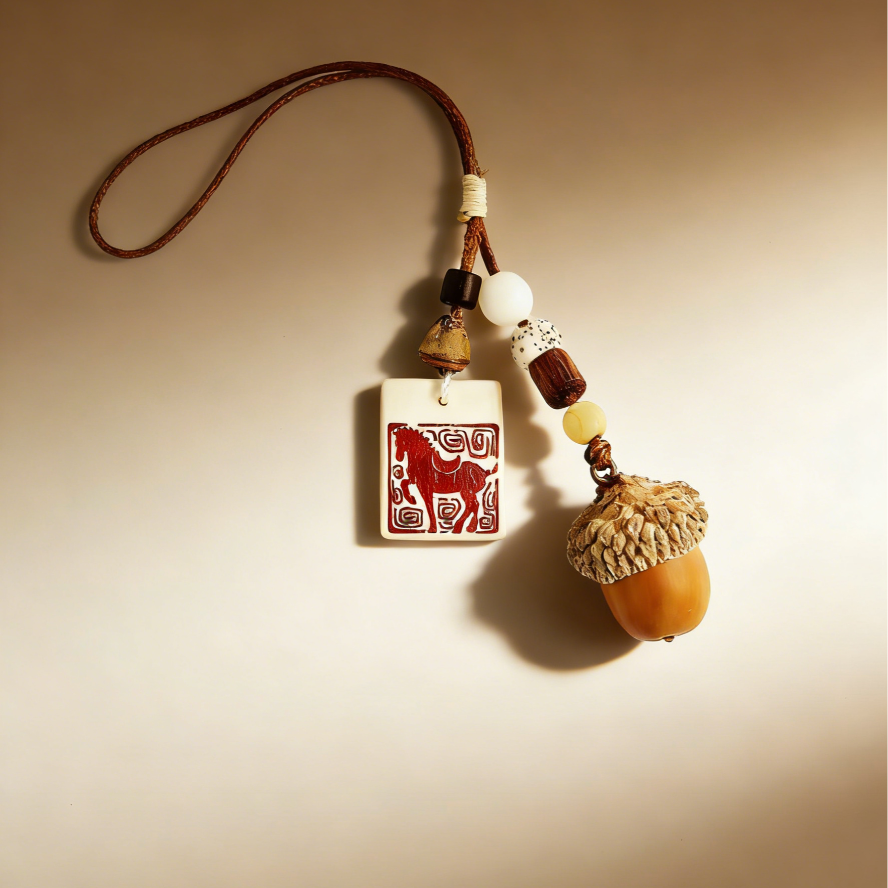 【兰因造物】太古牙雕 · 生肖系列猛犸牙挂饰男女款护身符