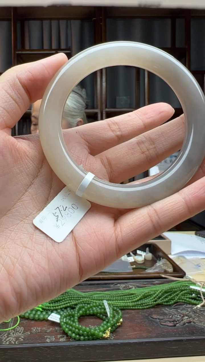 【闪购商品】和田玉颈饰未镶嵌手镯   57.2